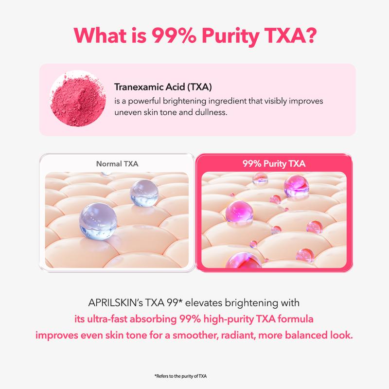 [APRILSKIN official] TXA 99 Niacinamide Deep Cleanser & Pink Puff | Cleansing Foam for Pore Care & Uneven Skin Tone | Pink Bubble Gum Facial Cleanser | Korean Gentle Daily Brightening & Hydration Cleanser