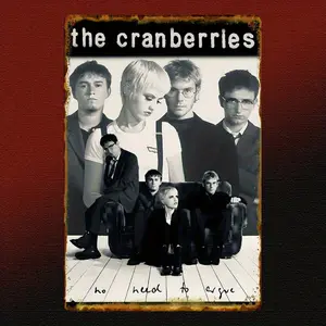 1pc Vintage Metal Iron Sign, Vintage Letter Print - 'The Cranberries' Band Poster, Wall Decor for Home, Bar, Cafe, Holiday Ornament, Gift Idea, No Battery Needed, Easy to Hang, Vintage Metal Sign, Durable Wall Art, Metal Wall Art Decor