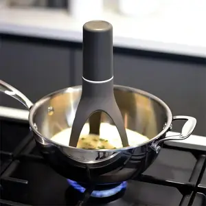 Unique Automatic Stirrer with Longer Nylon Feet Kitchen Tool Automatic Triangular Stirrer Mixer for Efficient Mixing