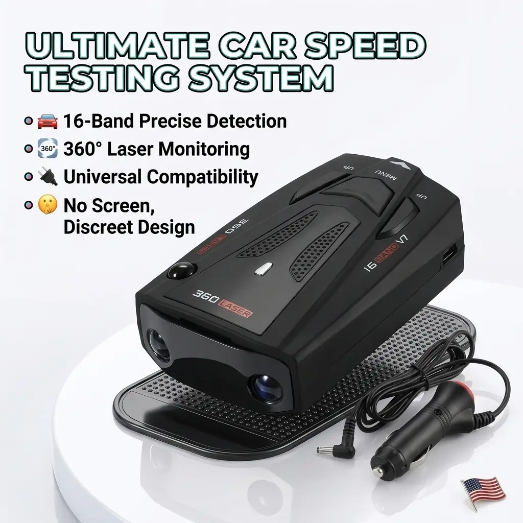 Portable Car Dashboard Speed Gauge HUD Accessory, Universal Digital Vehicle Speed Display, No Complex Wiring Easy Setup, Steady Readout for Daily Commute, Reliable Driving Accessory for Most Car Models