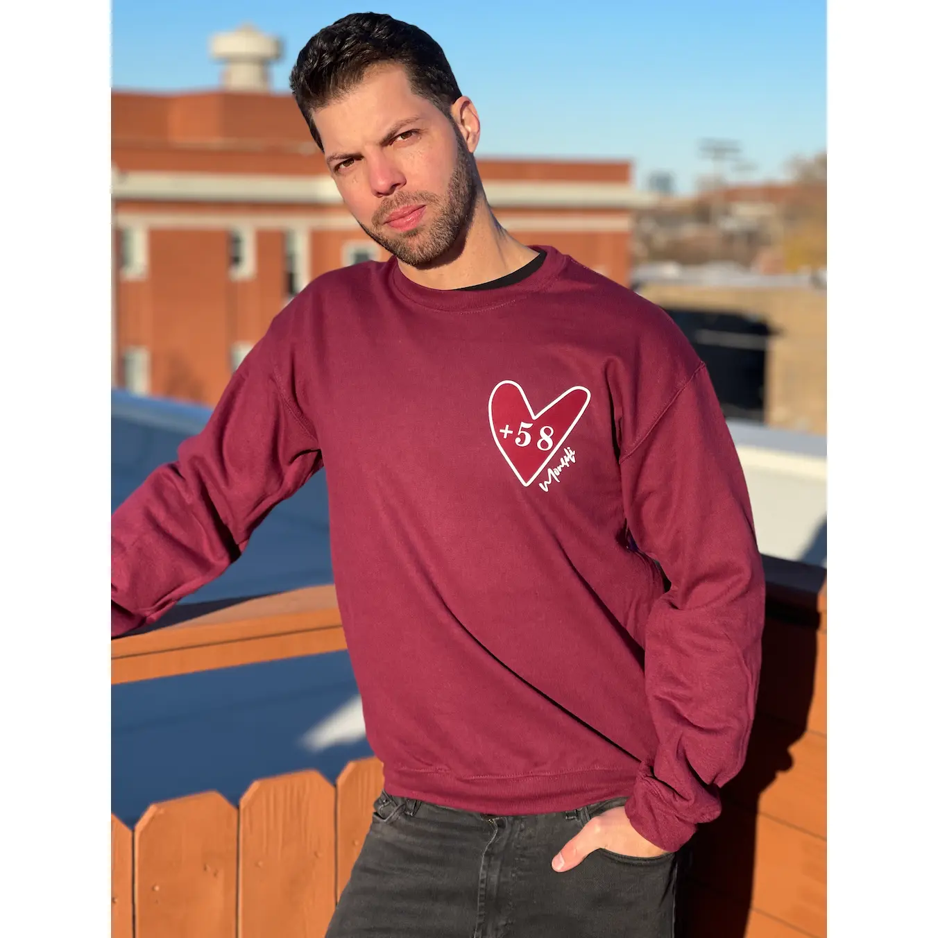 +58  in my Heart Crewneck