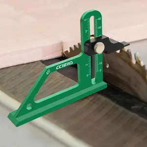Double Scale Height Gauge - Woodworking Height Gauge Precision CNC Machining Depth Measuring Tool, Depth Gauge Woodworking Tool Setting Gauge Table Saw Planer Table Drilling Machine Band Saw Setting Block, Suitable for Desktop Saw Router Drilling Machine