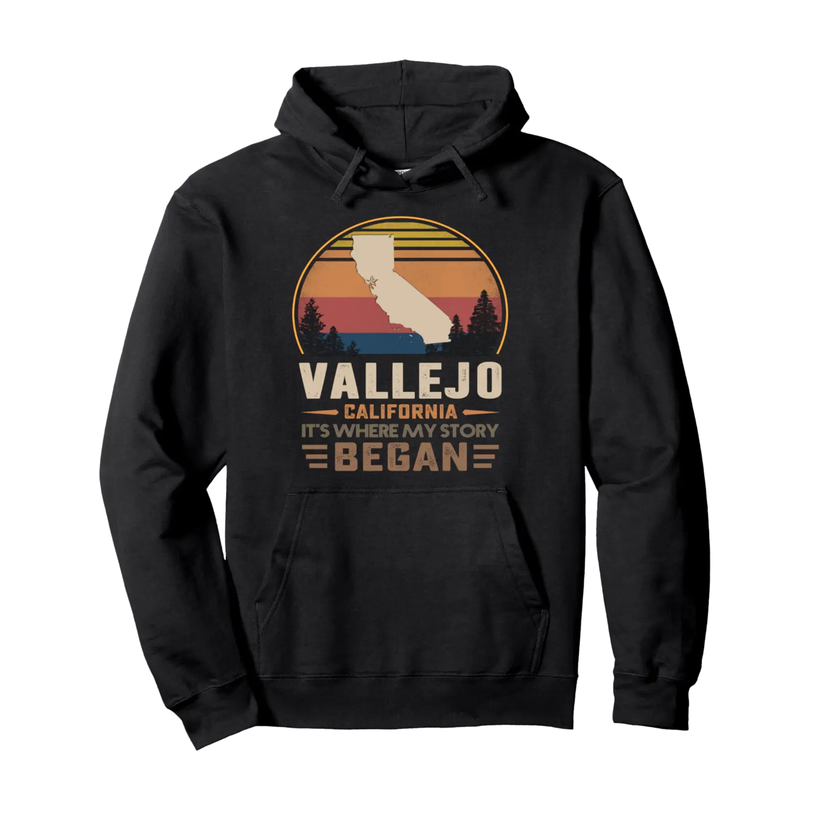 Vallejo California Where My Story Began Pullover Hoodie - Jenniferlau Shop Pb0cwmh2p81