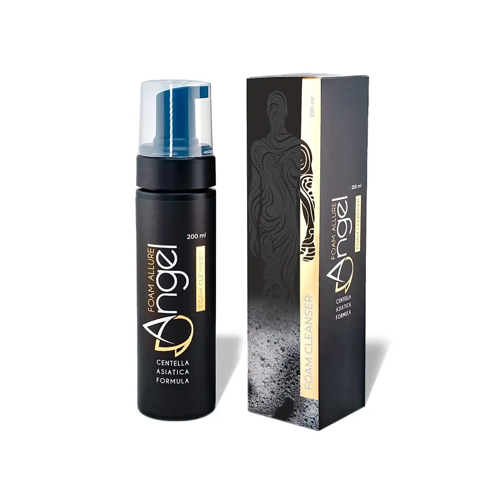 Angel Foam 200 ml | Premium Tattoo Aftercare Cleanser with Aloe Vera, Centella Asiatica, Dragon’s Blood & Manuka Oil | Gentle Healing Foam Wash for Fresh Tattoos.
