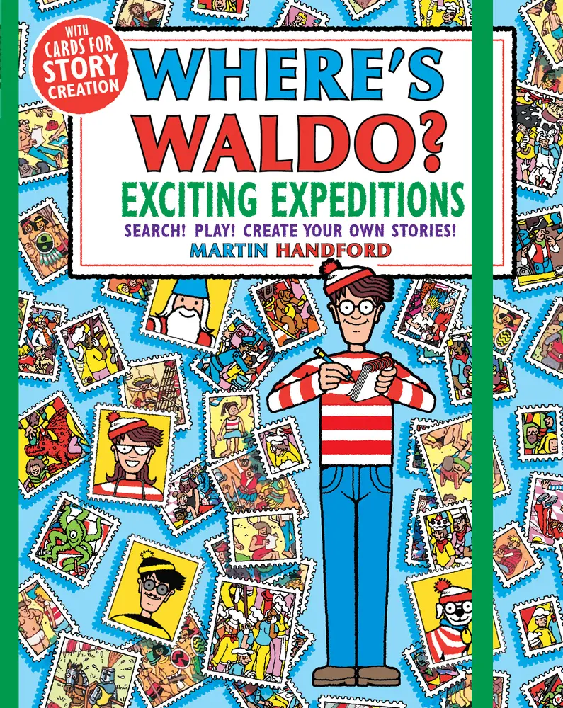 Used Martin Handford Interactive Where's Waldo? Exciting Expeditions Compact Travel-Size Hidden Object Activity Book - Play, Search, Create Stories, Puzzles, Prompts (Paperback)