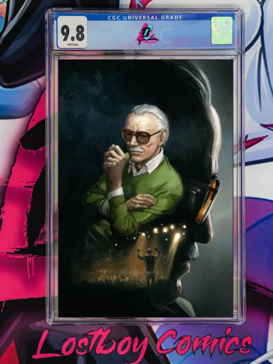 Stan Lee Unscripted Clayton Crain NYCC Exclusive Virgin CGC 9.8