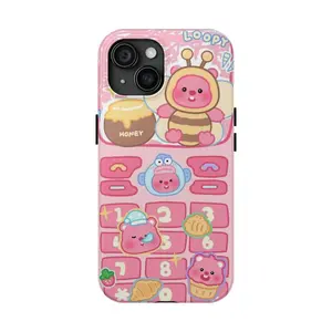 Loopy Phone, Sweet Cartoon Phone Cover, Customize iPhone CaseSuitable for iPhone 17-11 Pro Max/Plus and  Samsung Galaxy S23-25