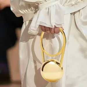 Luxury Gold Mini Clutch Bag – Elegant Statement Evening Purse