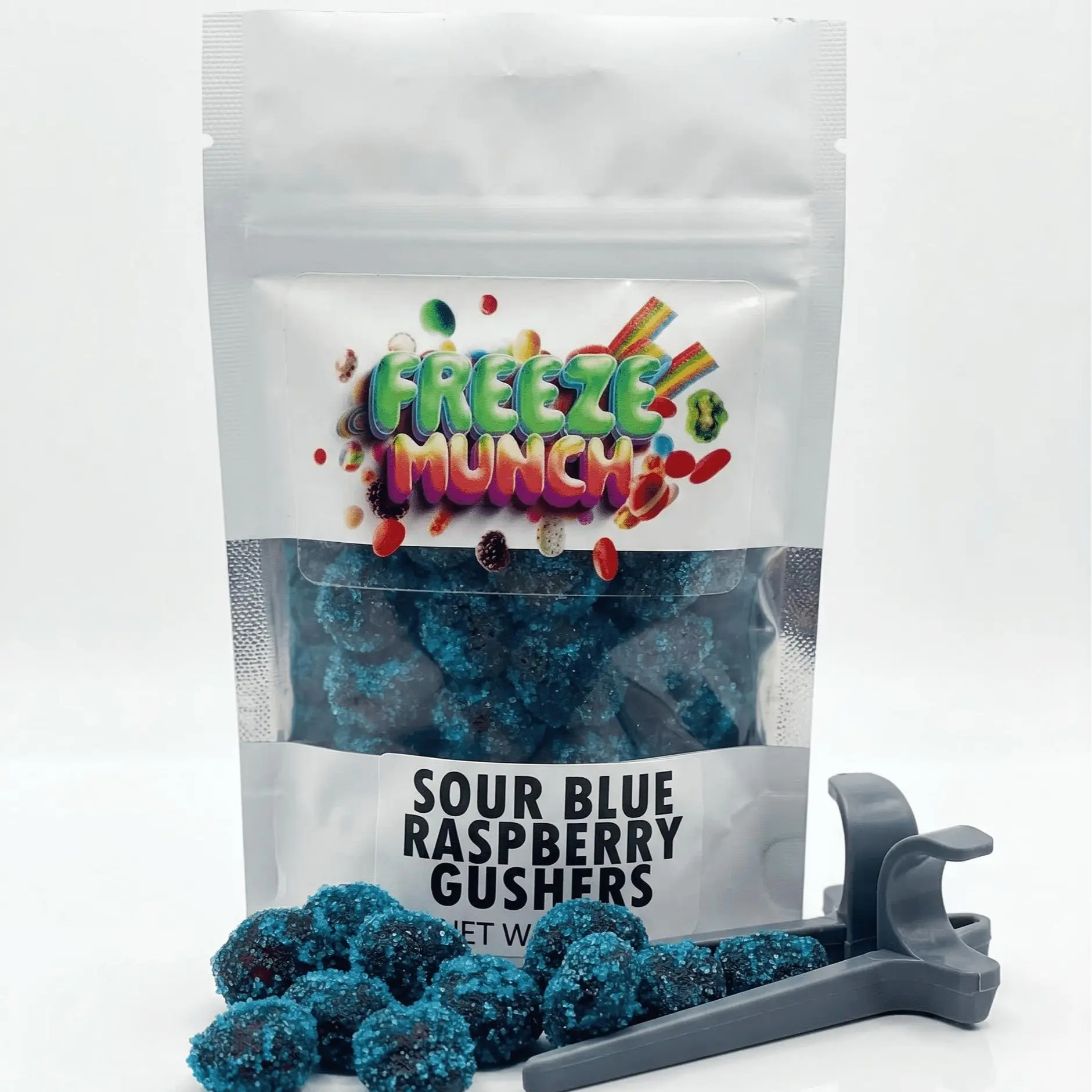 Sour Blue Razz Viral Gushers Gummy Sweet & Sour Blue Raspberry Flavor Tangy  Candy Bonbon Snack Dulce - TikTok Shop