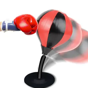 Kids Punching Ball Boxing Toy with Strong Suction Cup Base – Freestanding Non-Adjustable Punch Training Set for Boys & Girls Ages 4–12 | Indoor Stress Relief Sports Toy for Hand-Eye Coordination & Exercise | Perfect Birthday, Christmas & Holiday Gift