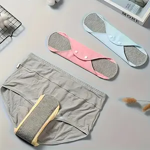 3pcs Reusable Cloth Incontinence Pads - Leak-Proof, Waterproof, Washable with Graphene Aseptic Technology for Elderly Care, Cloth Pad