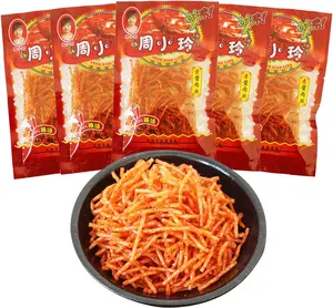 Spicy strips Latiao Spicy VeganSpicys Shreds Spicys Stick Classic Chinese Special Snack Food Latiao for Officecasual Snack  21g/0.77oz per Pack (Pack of 5)