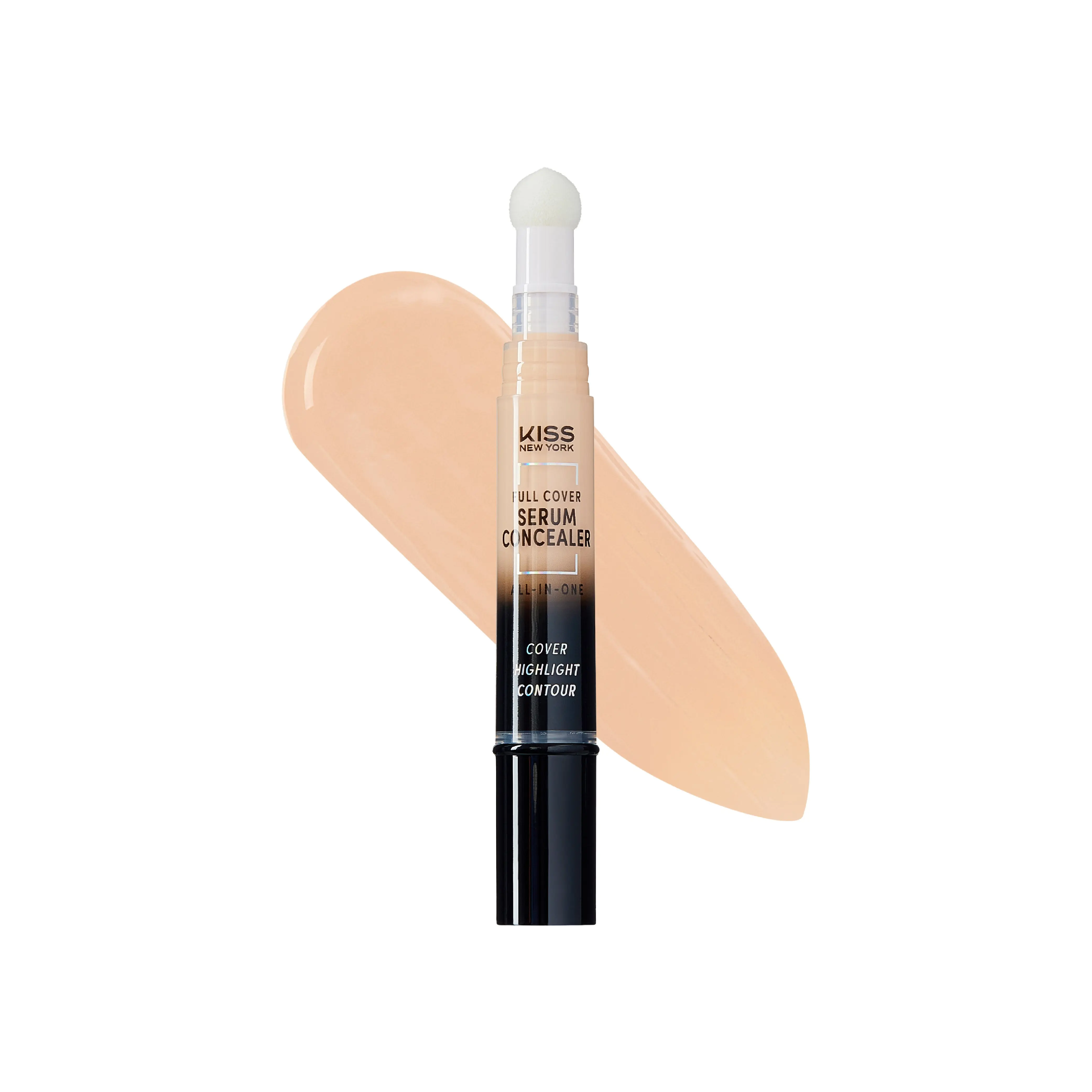 KISS NEW YORK Full Cover Serum Concealer with Sponge Tip