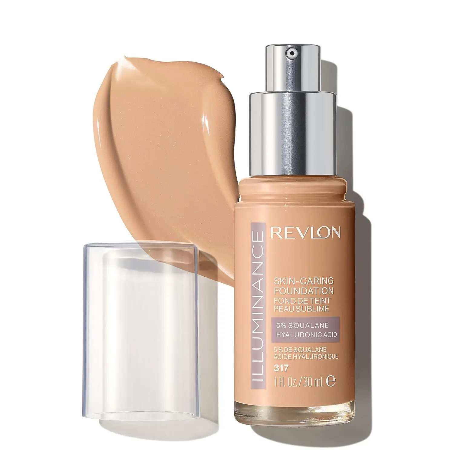 REVLON ILLUMINANCE SKIN-CARING FOUNDATION 1 OZ - TAN SAND 317