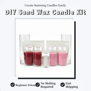 Sand Wax Candle Bundle Kit