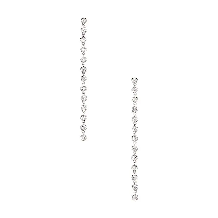Lili Claspe Cici Duster Earrings in Silver