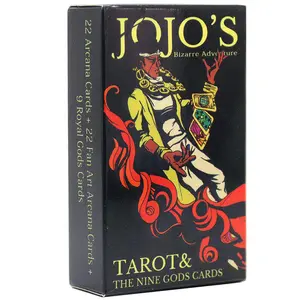 JoJo's Tarot and Nine Gods Card Deck JoJo Tarot Cards Game 84 pcs Jojo Bizarre Adventures Tarot Card Deck Size 10.3 x 6 cm