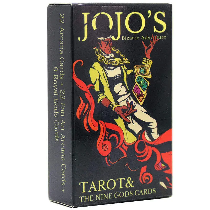 JoJo's Tarot and Nine Gods Card Deck JoJo Tarot Cards Game 84 pcs Jojo Bizarre Adventures Tarot Card Deck Size 10.3 x 6 cm