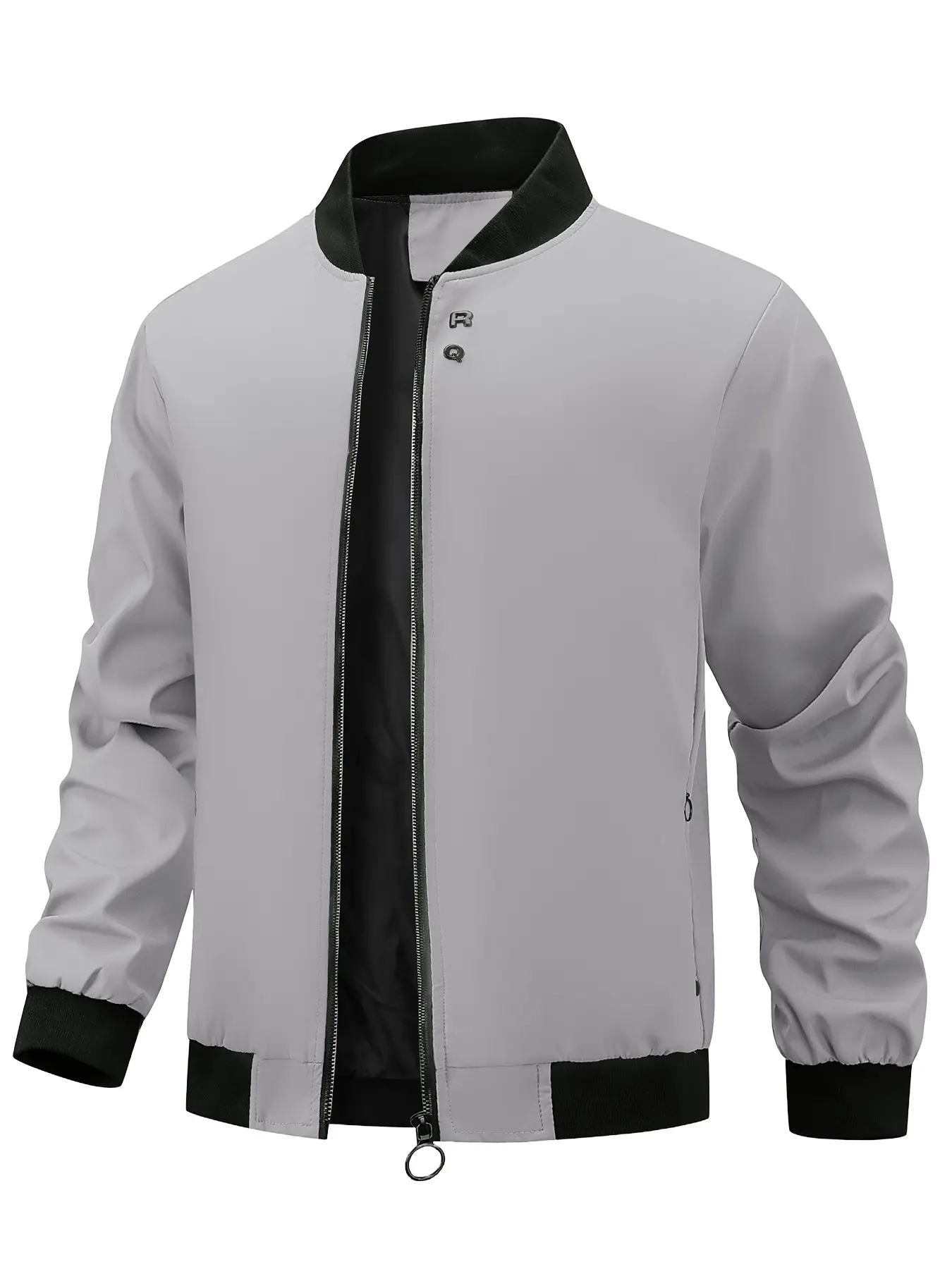 Men's Spring & Fall Plus Size Jacket, Loose Fit Versatile Outerwear, Comfortable, Breathable, Casual and Stylish Coat for Daily Wear