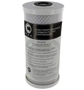 Watts (MAXETW-FF975) C-MAX 10" x 4.5" Full Flow Coconut Carbon Block 5 Micron Filter