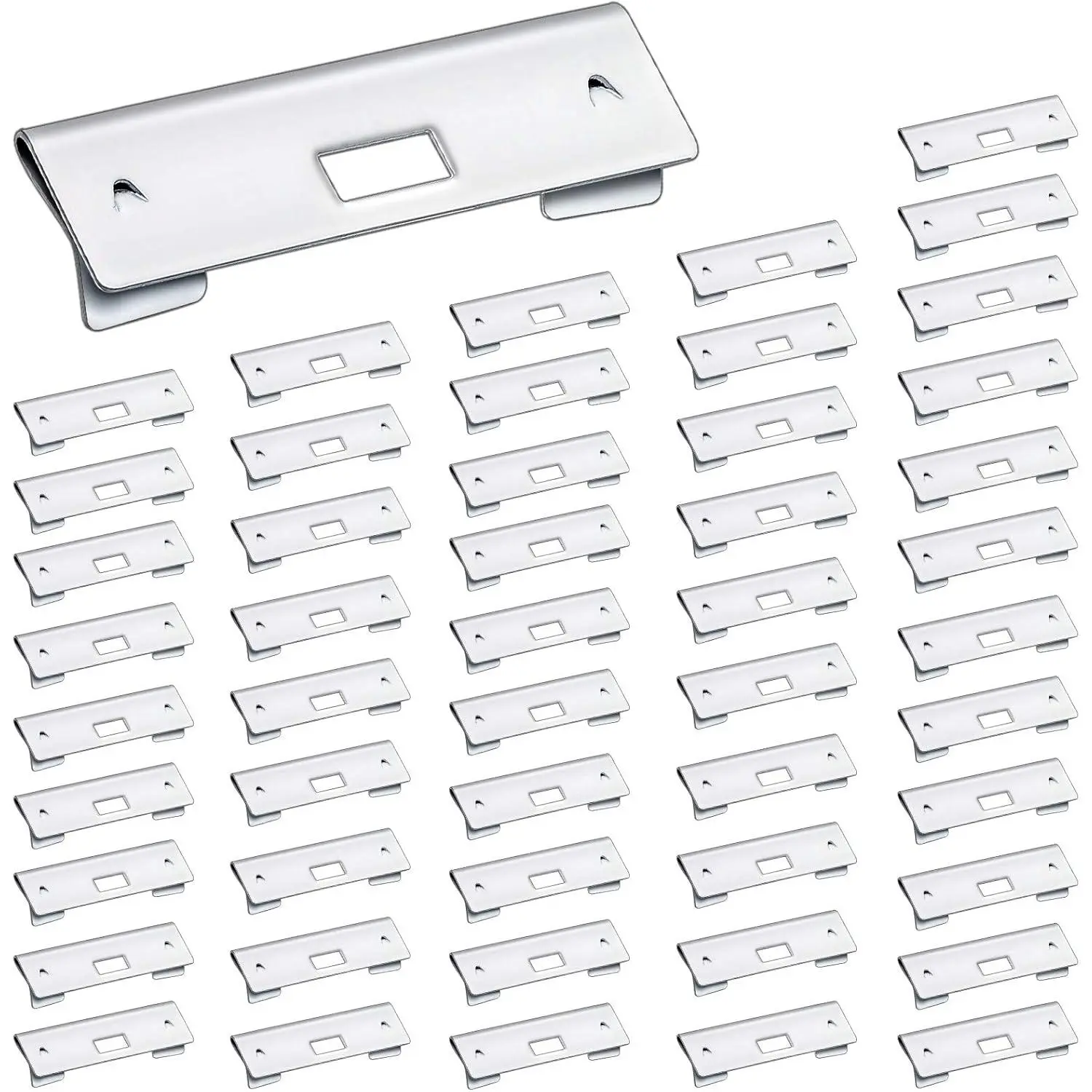 80-Piece White Vertical Blind Repair Kit - Vanes, Clips, Window Replacement Slats for Fixing Window Shades, Windows