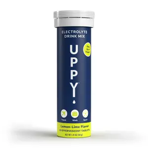 Uppy! Original Electrolyte Tablets 1 Tube – Jet Lag & Daily Hydration Healthcare Lemon