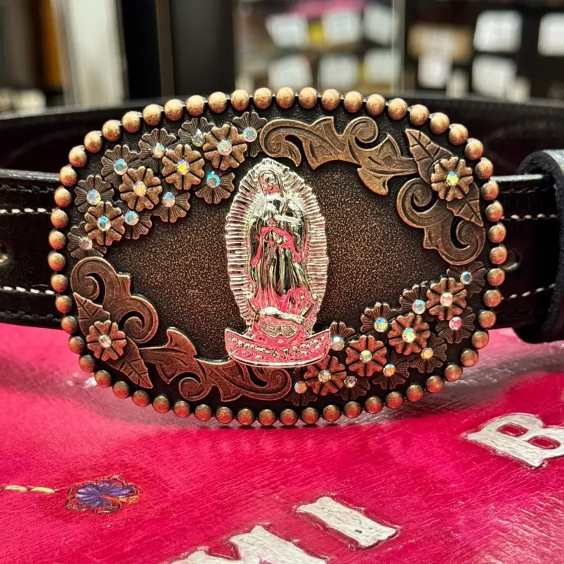 VIRGEN DE GUADALUPE WESTERN BUCKLE