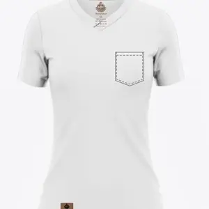 Anc Workwear Women's Essential Pocket Short  Sleeve T-Shirt - Versatile Fit, Stylish Design & Functional Front Pocket-  Womenswear Lady Comfort Tshirt Top Shortsleeve Casual