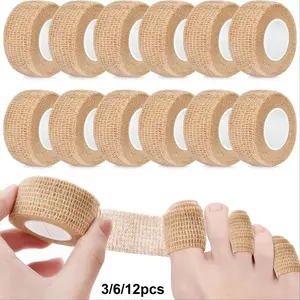 Big Toe Bandage Wrap, 2.5cmx4.5m Stretchy Toe Tape, Elastic Athletic Tape, Protects Toes & Fingers, Pain Relief, Self Adhesive, Suitable for Thumb & Wrist, Breathable Sports Tape