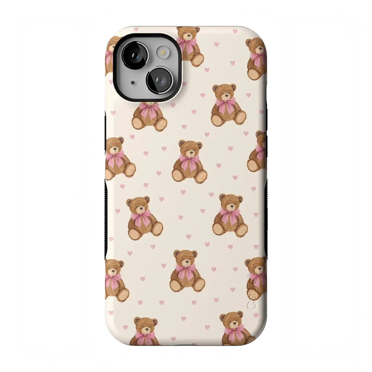Casely iPhone 13 Case | Cuddle Up | Teddy Bear | Bold Protective Design | Compatible with MagSafe
