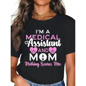 Medical Assistant Mom Accessories Registered Nurse Nursing T-Shirt100% cotton