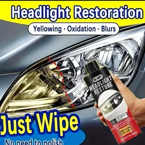 Headlight Restoration Kit - Fix Yellowing Oxidation Blurs with Just Wipe - No Need to Polish - 16.9 fl oz