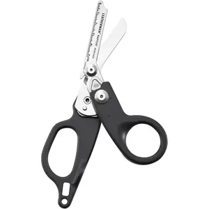 Raptor Response Emergency Shears with Ring Cutter and Oxygen Tank Wrench, Made in the USA, Gray