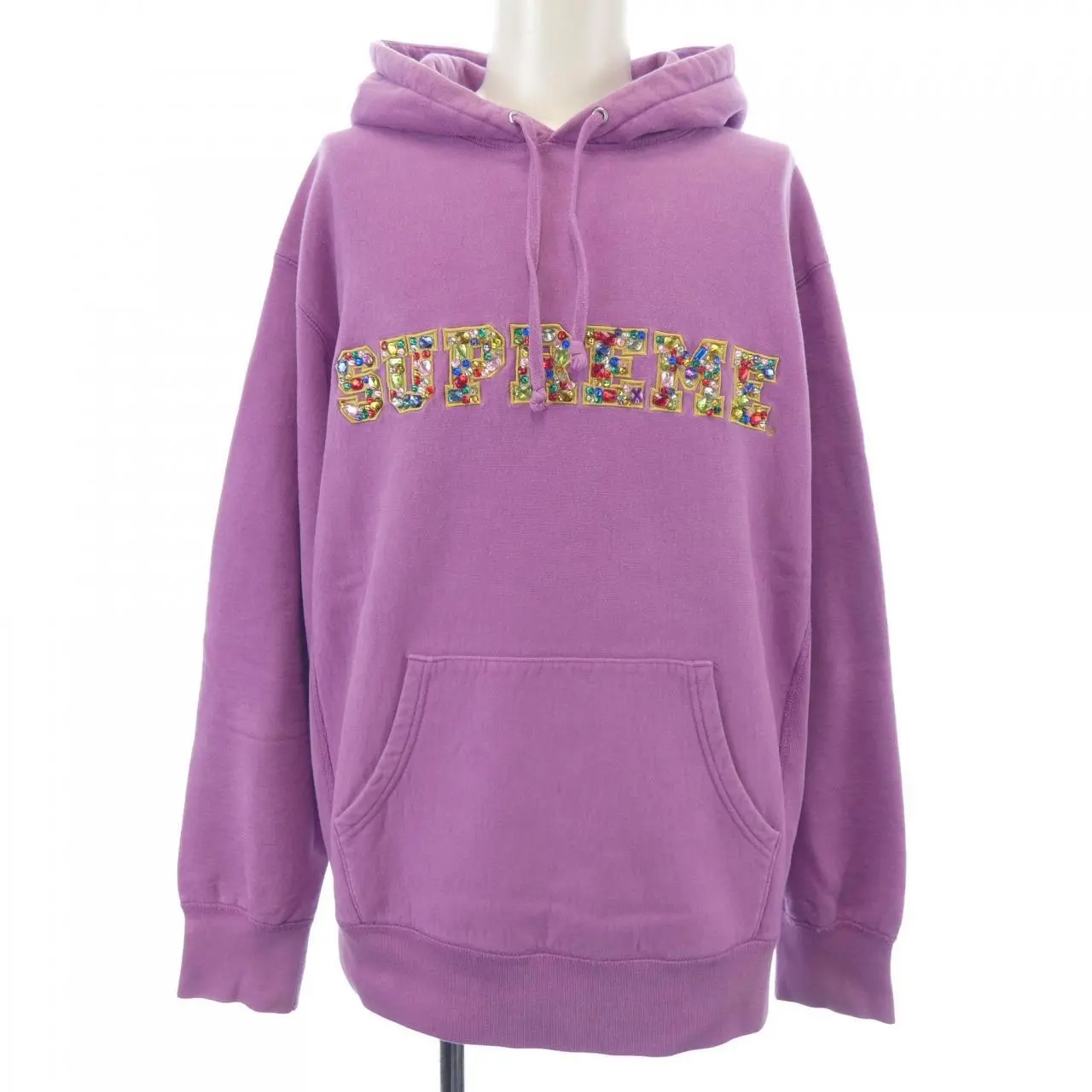 Pre-owned Supreme Cotton Small Leather Goods JEWELS HOODED SWEATS Hoodie