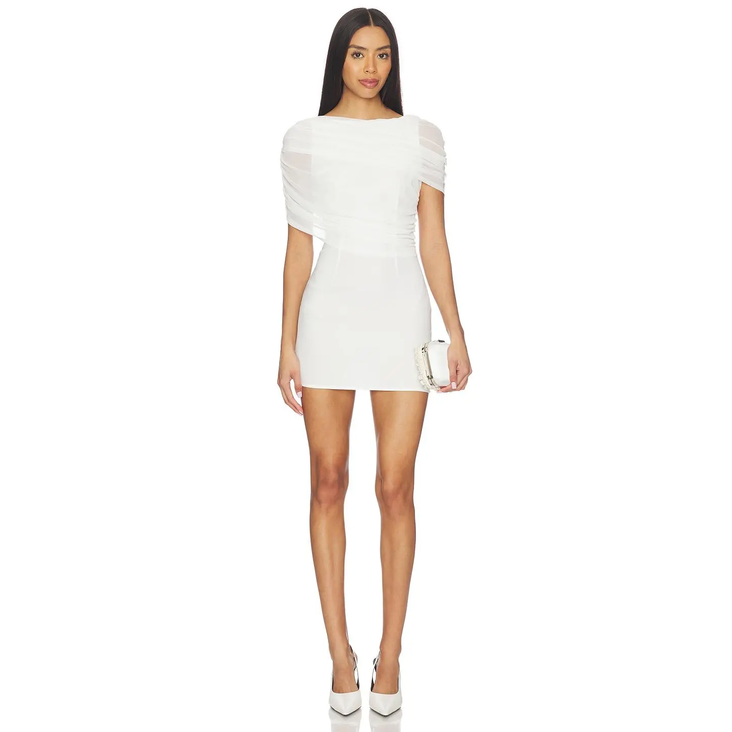 superdown Bailey Mini Dress in Ivory