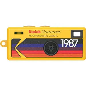 KODAK CHARMERA Keychain Digital Camera Blind Box Single Box (1PC),Mini Camera,Digicam,Video Recording,Bag Charm,1.6 Megapixels,Micro SD Card Slot,for Beginners Teens and Adults. SD card not included