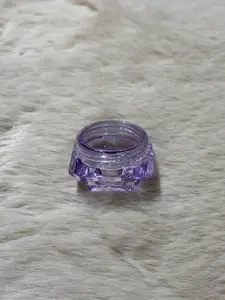 Cream Container - Clear Plastic Storage Jar for Skincare Products