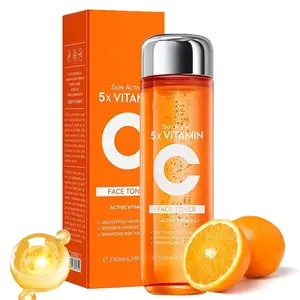 Korean  Vitamin C Toner, Moisturizing Face Toner with Citrus Fruit Extract, Hyaluronic Acid & Niacinamide for Anti-Aging and Even Skin Tone