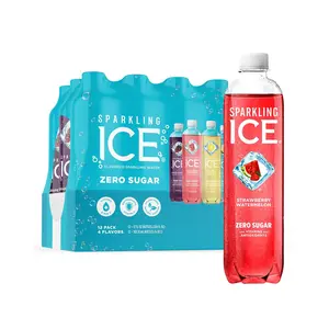Sparkling Ice Blue Variety Pack, Zero Sugar Sparkling Water, with Vitamins and Antioxidants, 12 count (Classic Lemonade, Strawberry Watermelon, Grape Raspberry, Lemon Lime) 17 fl oz