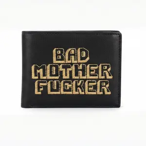 BMF Wallets Original Leather GOLD Embroidery