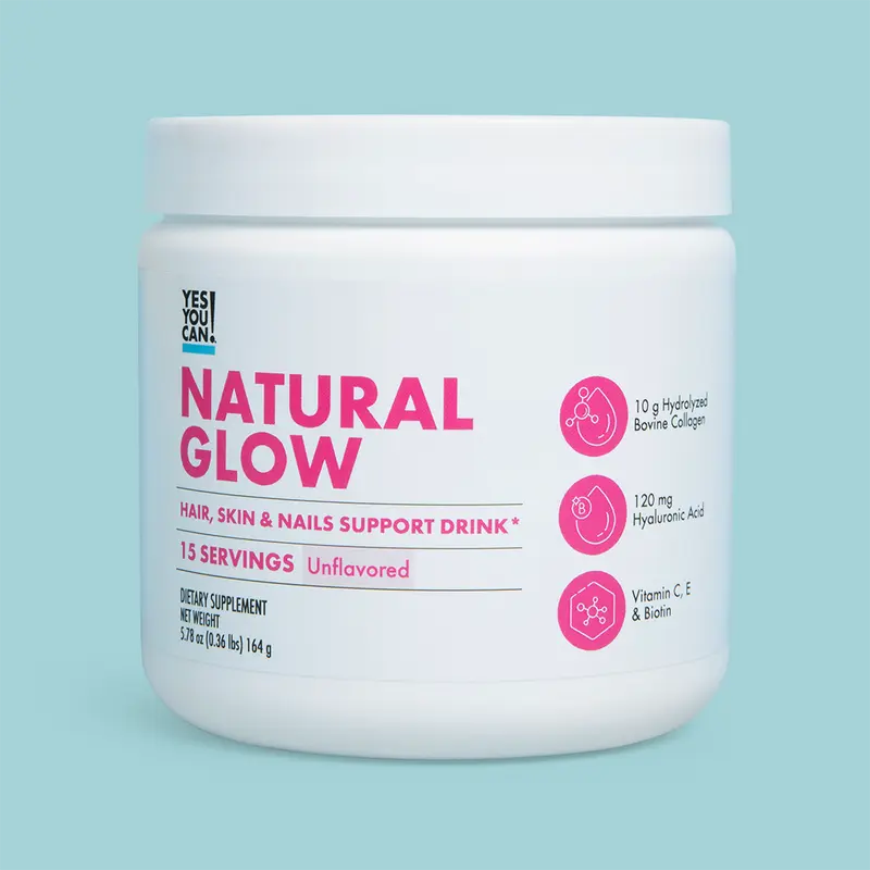 Yes You Can! Natural Glow Collagen (15 servings)