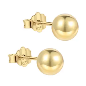 Authentic Gold Beads Studs for Women and New Borns - High Quality Gold Filled Jewelry