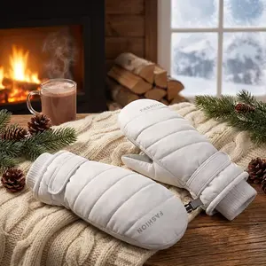 Women's Ski Gloves Winter Mittens - Thickened Velvet Lining Water Repellent Non Slip Palm Cold Weather Outdoor Warm Gloves Perfect for Snowboarding Skiing Hiking Winter Sports Activities Comfortable Durable Design