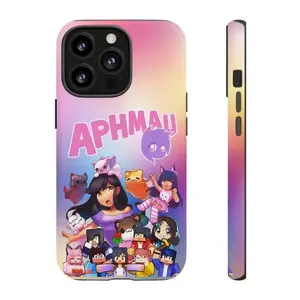 Anime/Cartoon Girl Aphmau YouTuber Film Phone Case, Compatible with iPhone 12, 13, 14, 15, 16, and 17