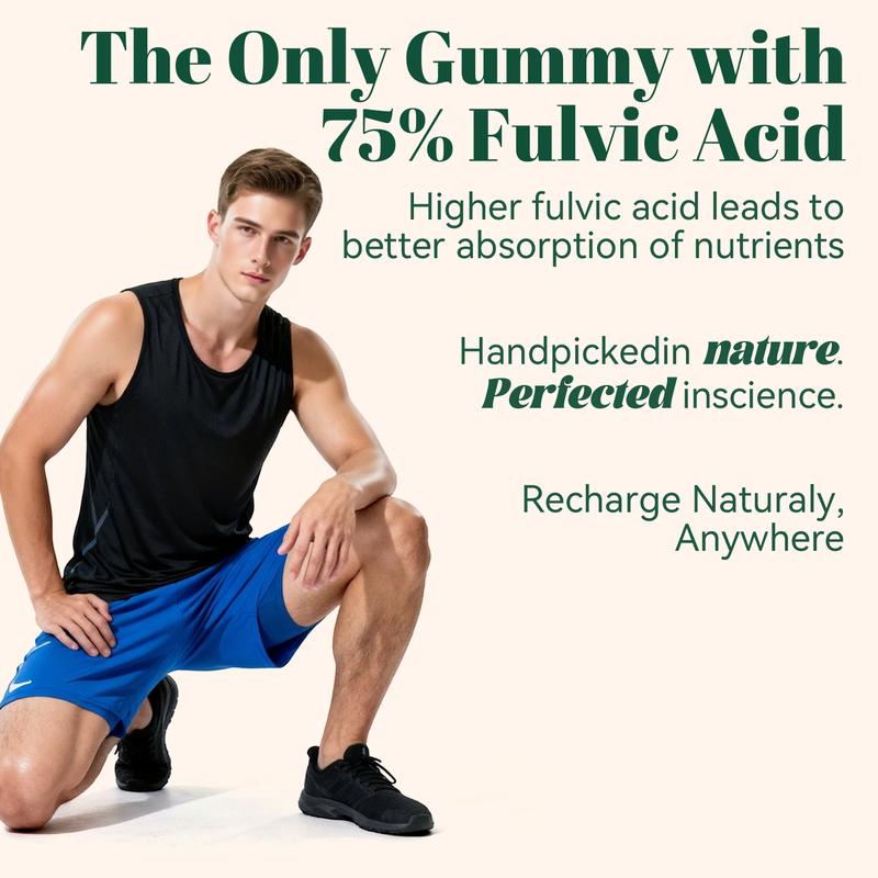 Alpha 10-in-1 Shilajit Gummies | Energy, Stamina & Focus | Ashwagandha, Tongkat Ali, Maca | Vegan| Zero Sugar