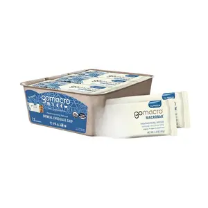 Gomacro, Nutrition Bar Oatmeal Chocolate Chip Organic 12 Count, 2.3 Ounce