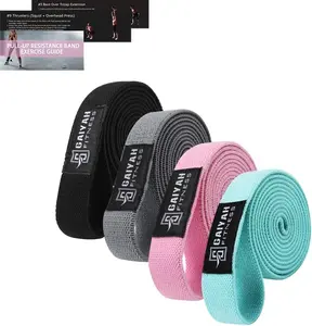 Long Resistance Bands for Working Out Women, Fabric Resistance Band, Stretch Bands for Exercise Bands Resistance Bands Set for Physical , Elastic Bands for Exercise, Ligas para Hacer Ejercicio
