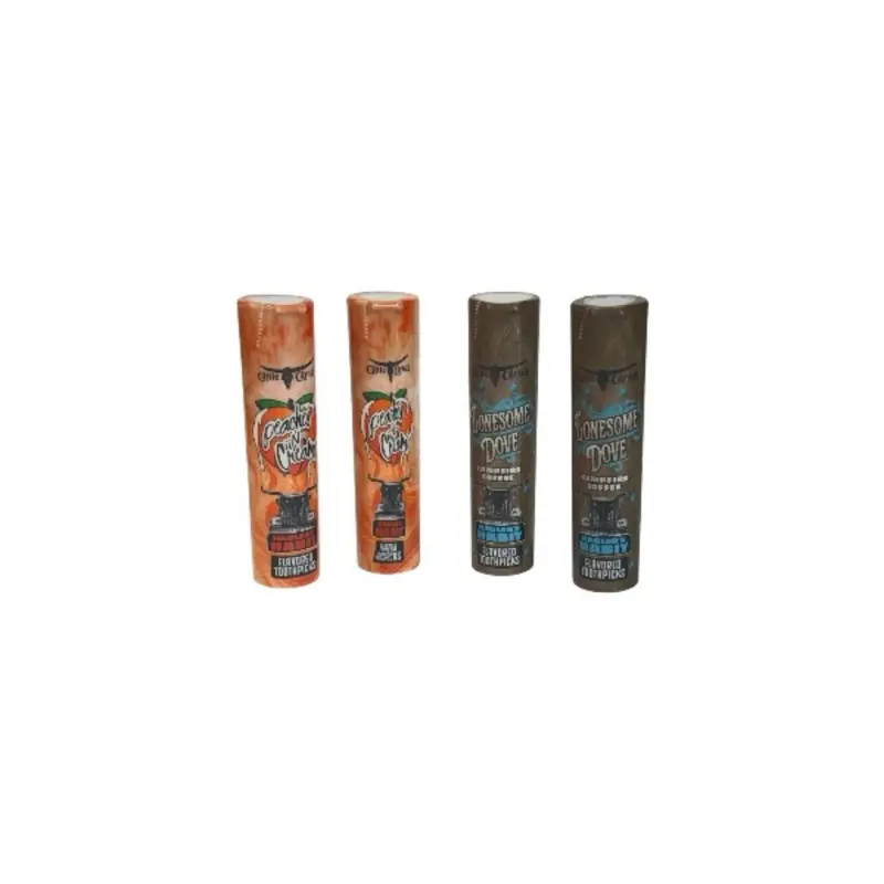 Haulers Habit - 4 Pack SAVINGS- Flavored Toothpicks Dental Cleaning Kit Dental Accessories Peach Floss French Oral