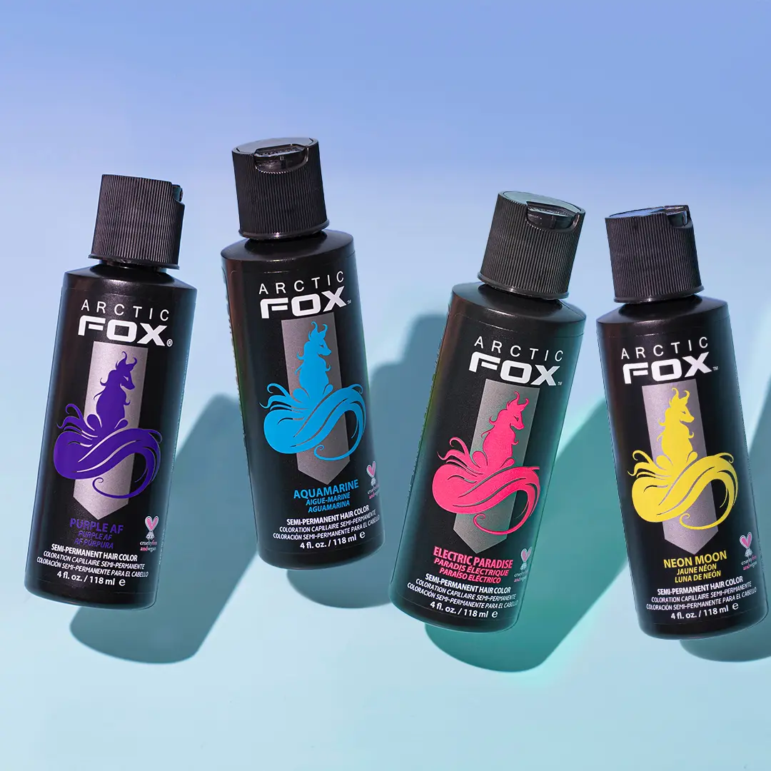 Arctic Fox Vegan & Cruelty Free Semi Permanent Hair Color Dye Haircare Gentle Moisturizing Formula No Harsh Chemicals Made in USA