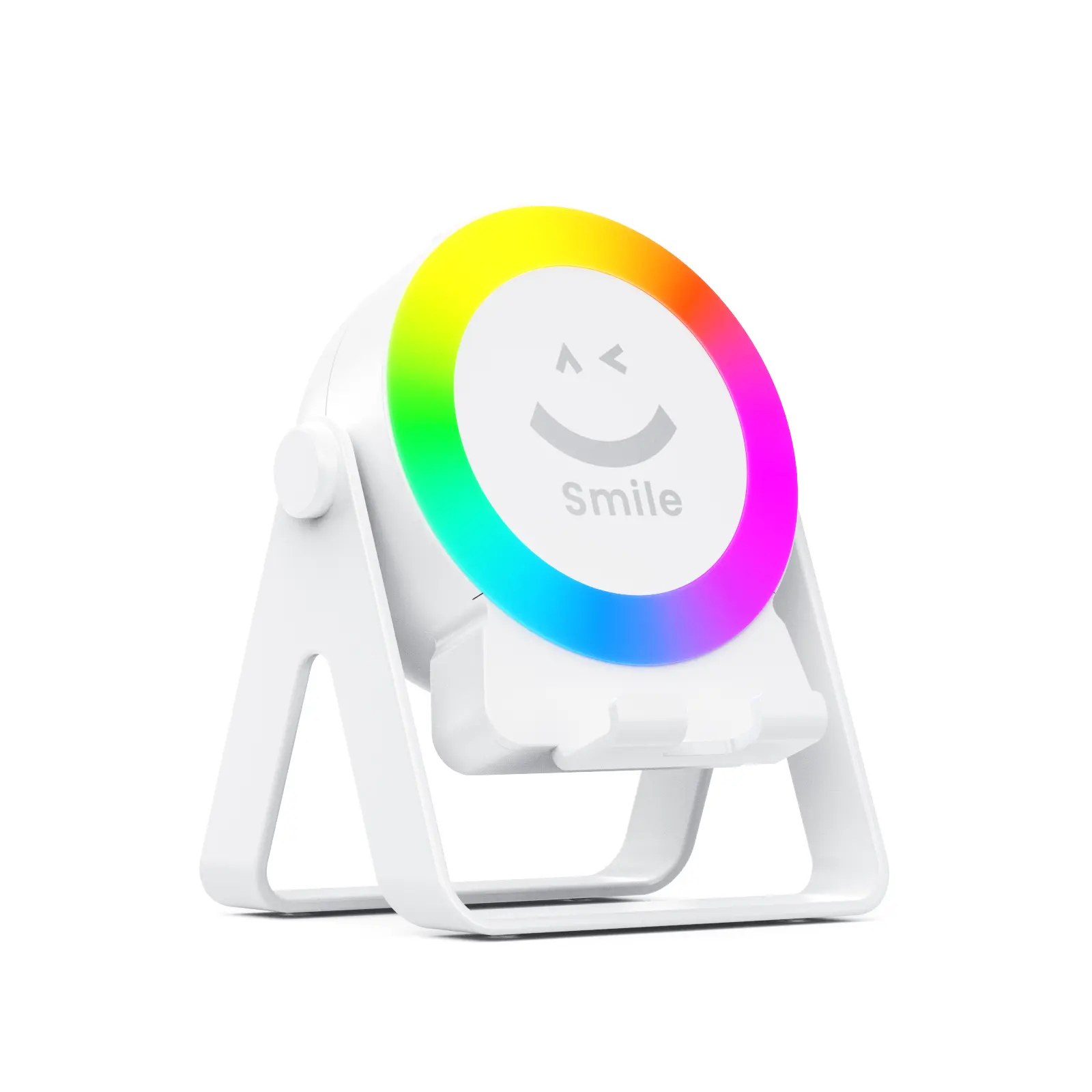 Multifunctional Portable Rechargeable Bluetooth Wireless Speaker Stand for Smartphones - 360° Rotation, Colorful Lights, Surround Sound, Music Light Speaker for Videos, Teen Birthday Gift, Multifunctional Speaker, Portable Wireless Speaker